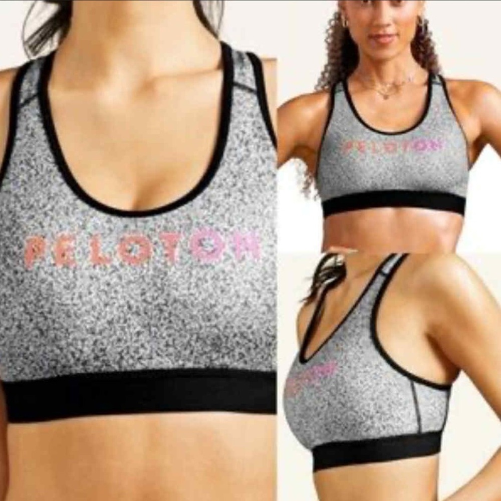 adidas Black and Gray Sports Bra